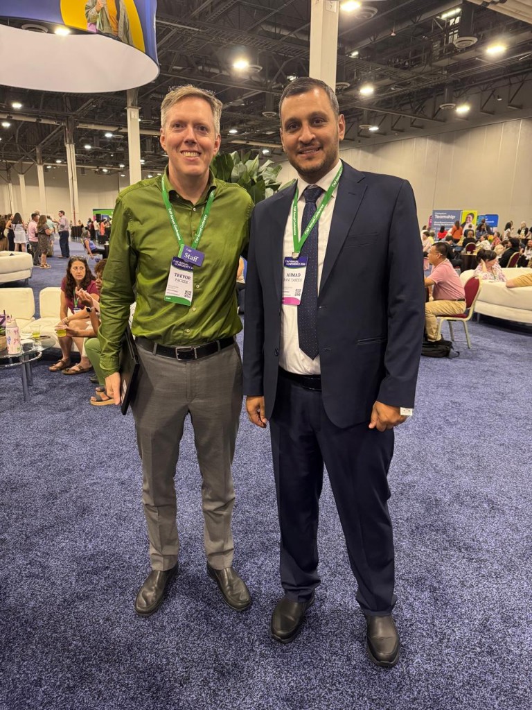 Dr. Ahmad Ghaleb Bani Yaseen — AP Annual Conference 2026 — with College Board leadership
